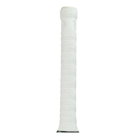 Kookaburra Players Grip for cricket bats, showing black and white grip with textured surface for secure handling.