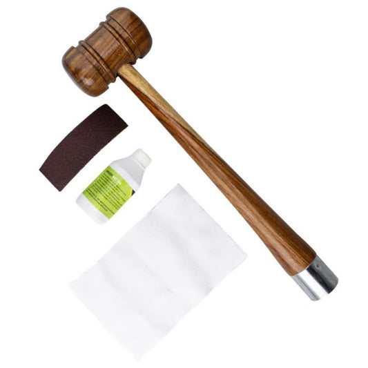 Kookaburra Bat Care Kit including cleaning cloth, oil, and accessories for cricket bat maintenance and protection.