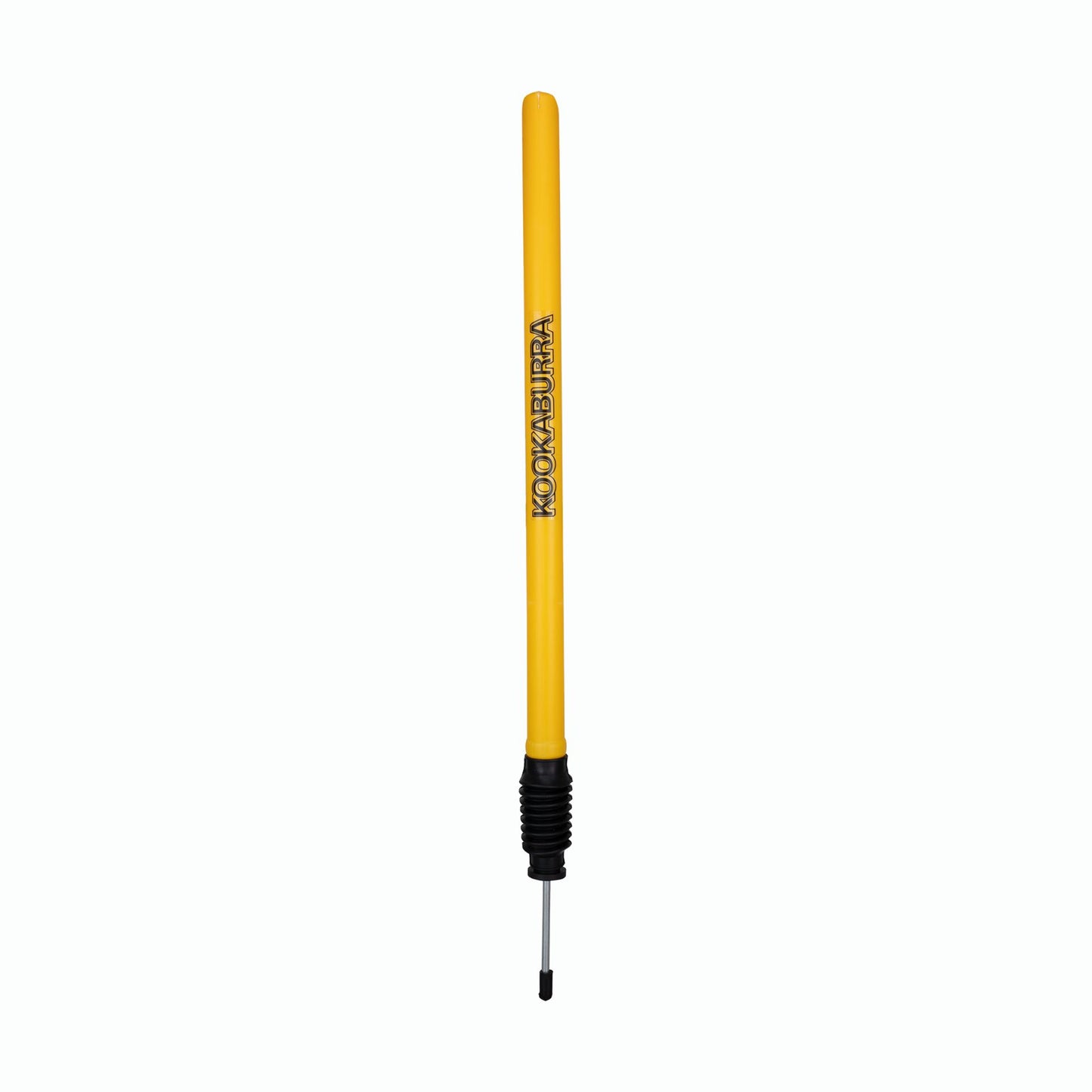 Kookaburra plastic target stump used for sports training, featuring a sturdy cylindrical design for practice drills.