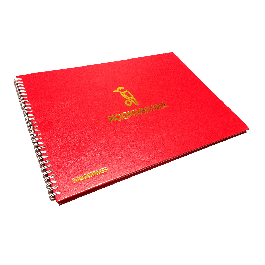 Kookaburra Scorebook Wirebound - 100 inns