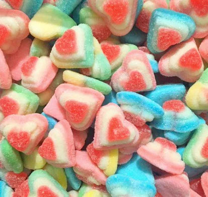 3D Sugared Hearts Sweets Bag