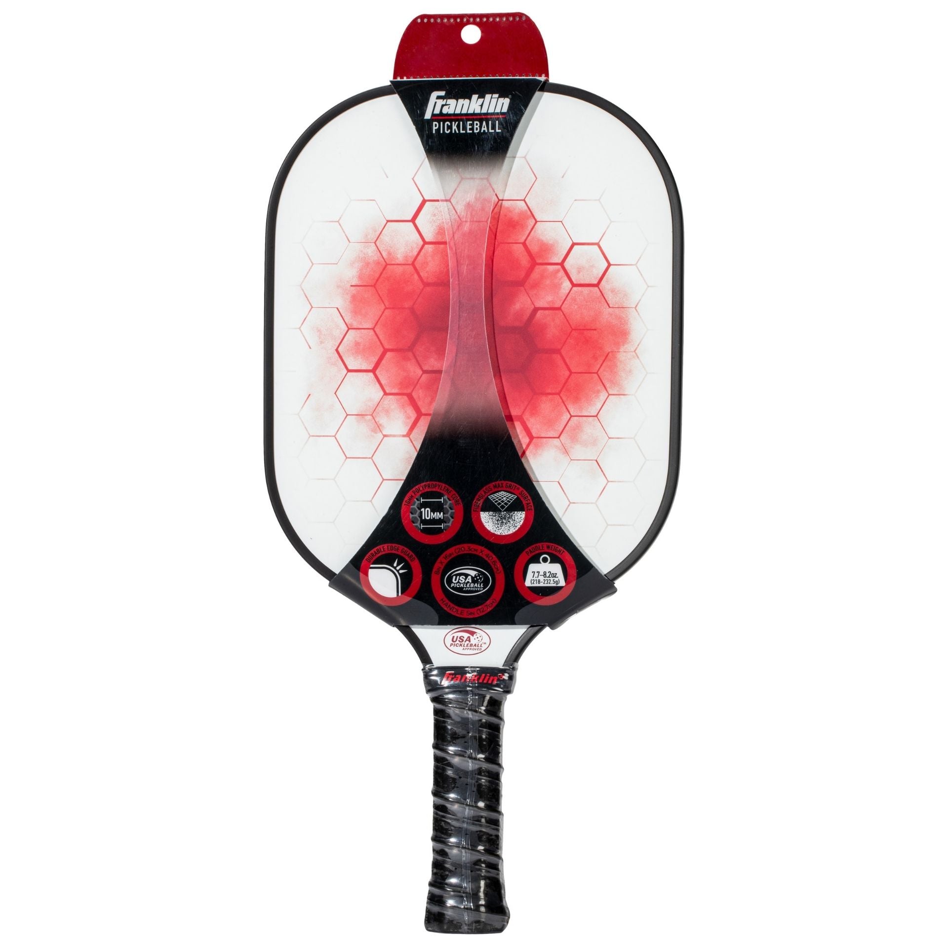 Franklin Sports Pilot Pickleball Paddle with a black and yellow design, lightweight sporting goods for pickleball games