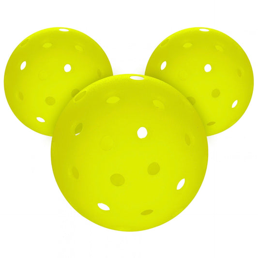 Franklin training pickleballs for sporting goods, featuring white balls with green Franklin branding and standard size for pickleball play.