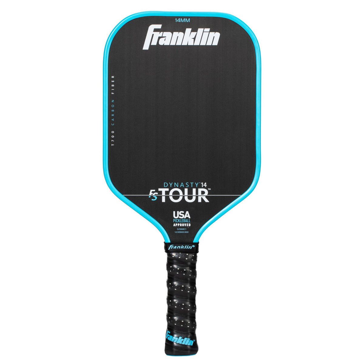 Franklin FS Tour Dynasty pickleball paddle with a sleek design, featuring a durable surface and ergonomic handle for optimal play.