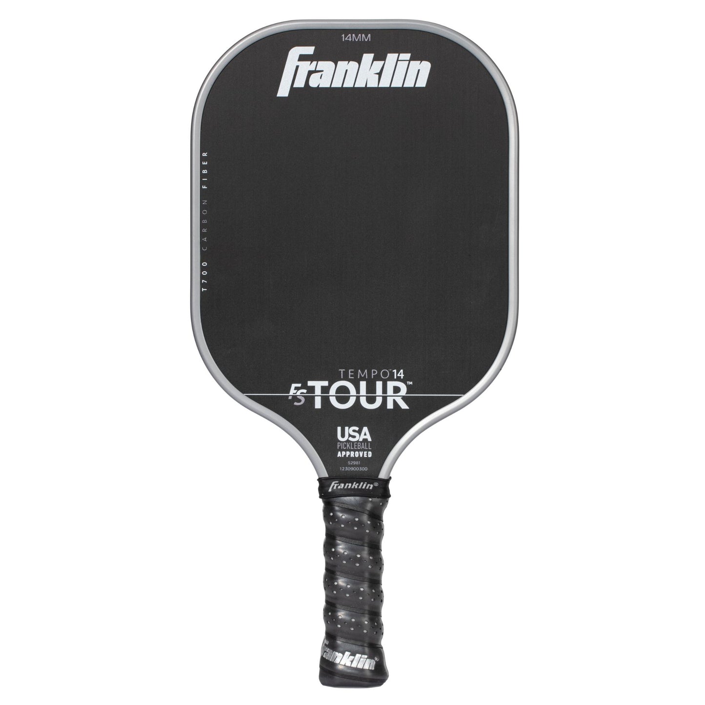 Franklin FS Tour Tempo Pickleball Paddle with ergonomic grip and lightweight design for optimal performance in sporting goods.
