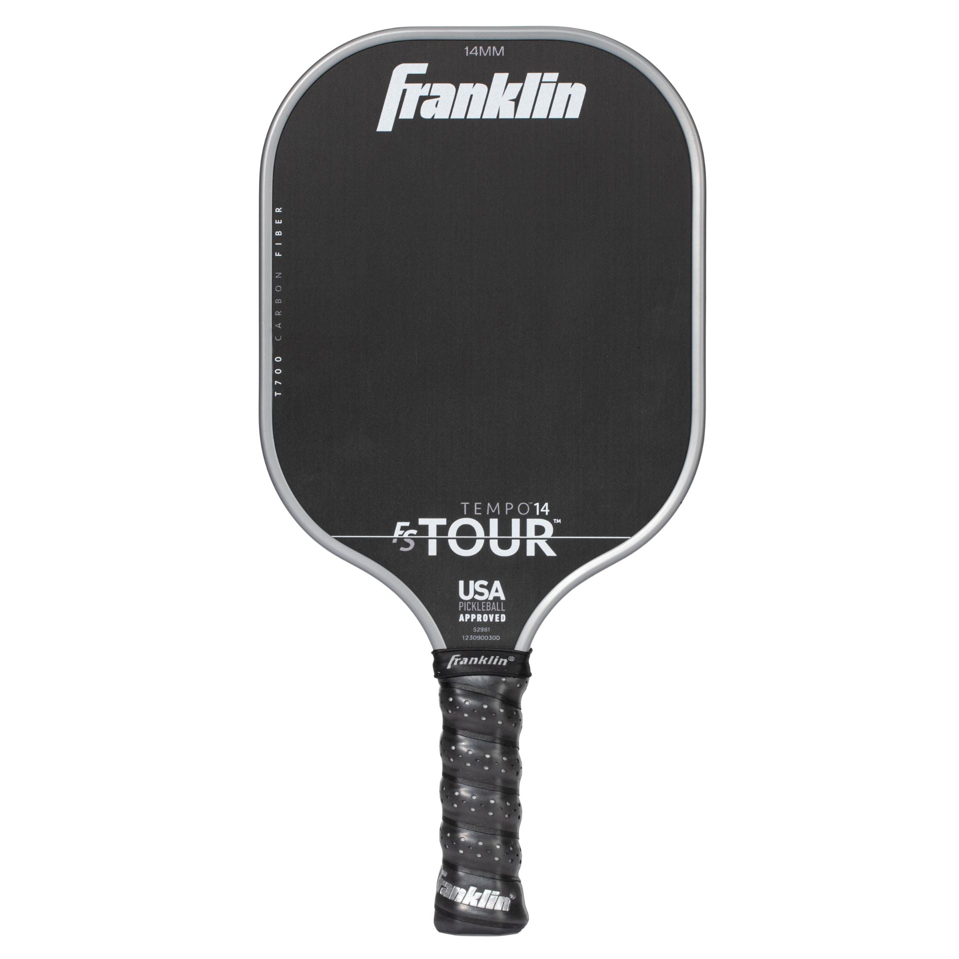Franklin FS Tour Tempo Pickleball Paddle with ergonomic grip and lightweight design for optimal performance in sporting goods.