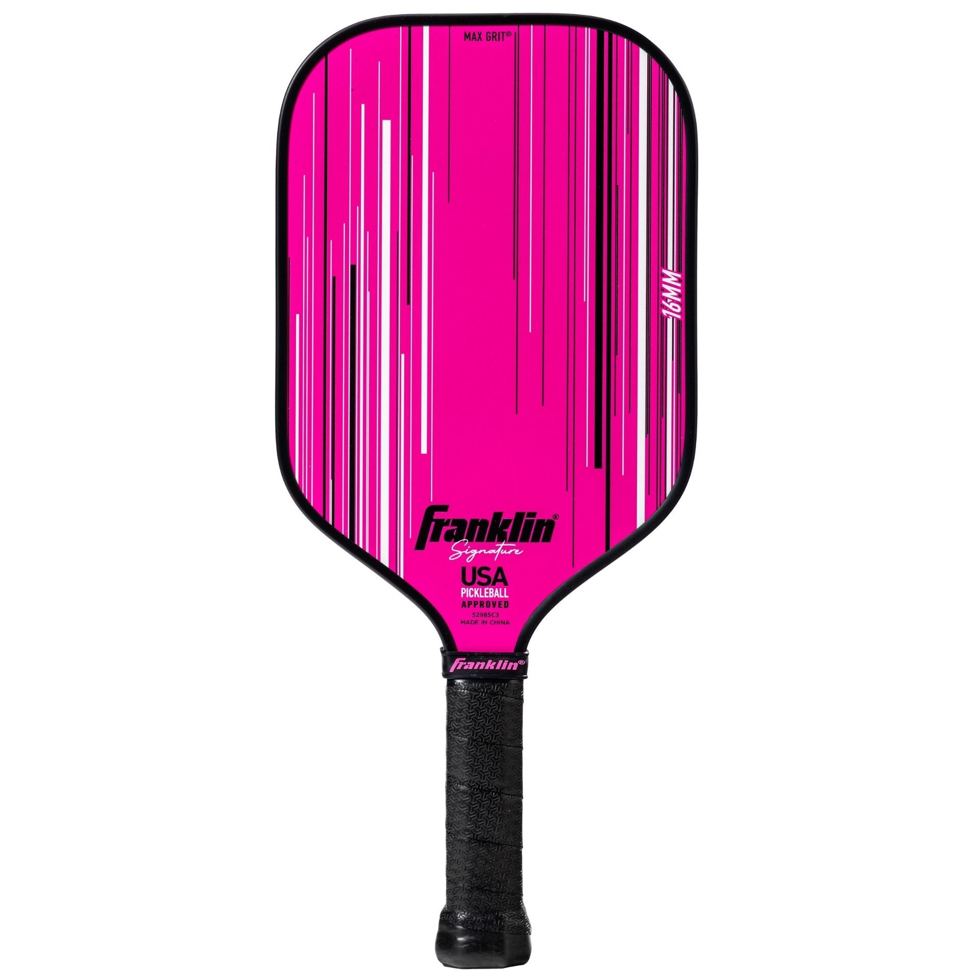 Franklin Signature Pro Series Pickleball Paddle with ergonomic grip and durable surface, designed for competitive pickleball players.