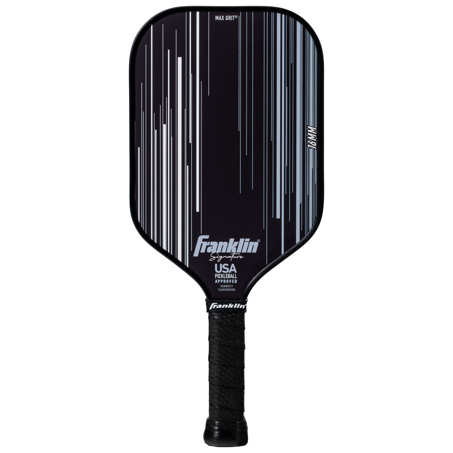 Franklin Signature Pro Series Pickleball Paddle with ergonomic handle and vibrant design, suitable for competitive pickleball play.