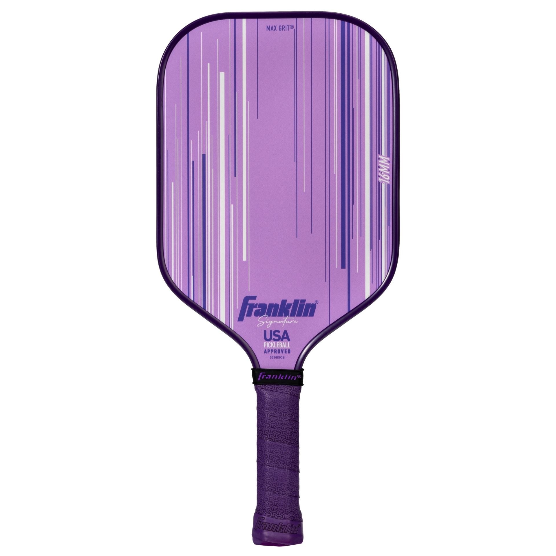 Franklin Signature Pro Series pickleball paddle with ergonomic grip and vibrant design for outdoor pickleball games.