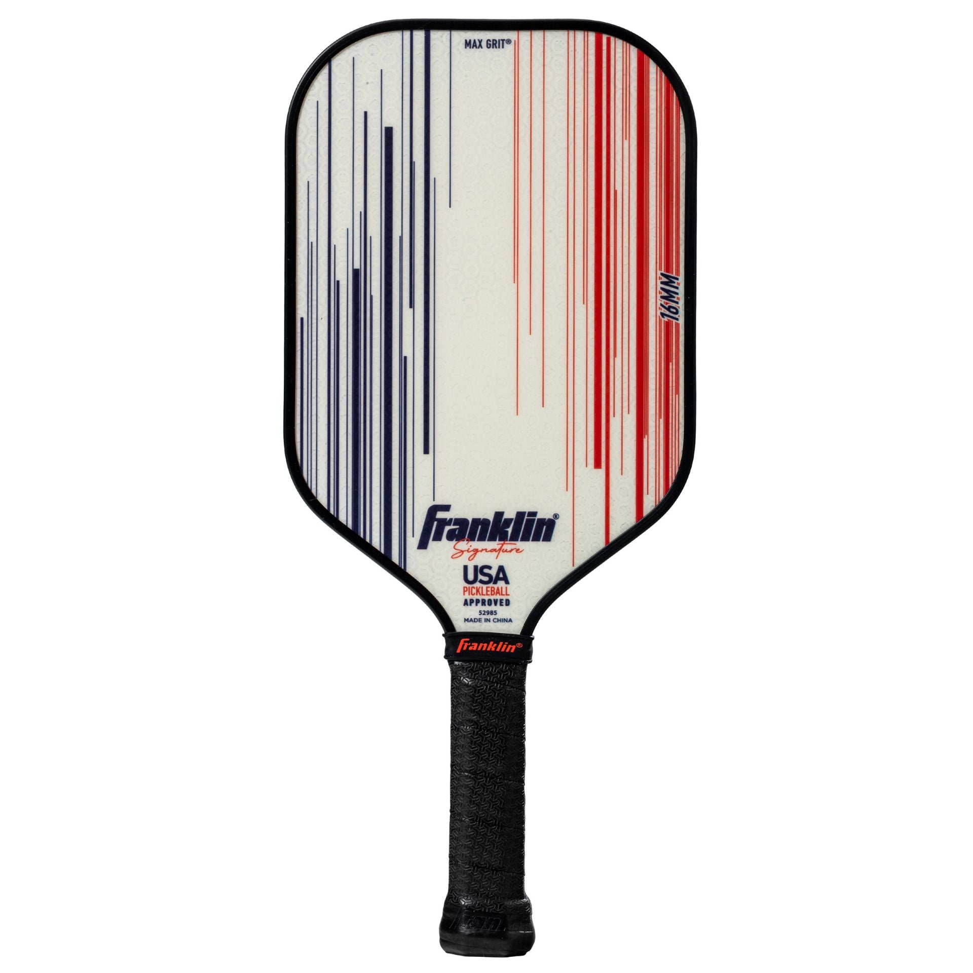 Franklin Signature Pro Series Pickleball Paddle with ergonomic grip and durable surface for enhanced gameplay.