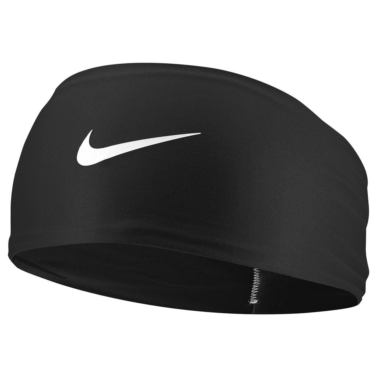 Nike Dri-Fit Fury Classic Wide Headband, moisture-wicking athletic headband with Nike logo, designed for sports and workouts