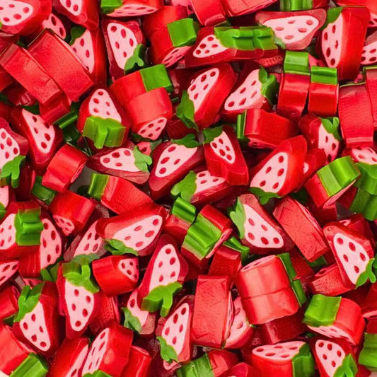 Strawberry Liquorice Slices Sweets Bag