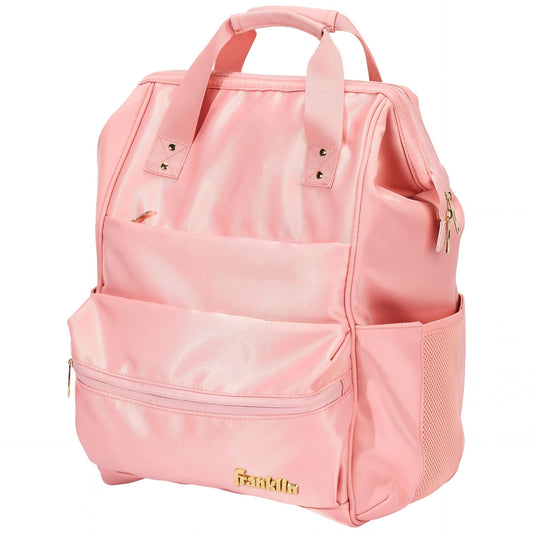 Franklin Flex Pickleball Backpack showing multiple compartments and adjustable straps for carrying pickleball gear and accessories.