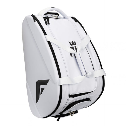 Franklin Anna Leigh Waters Pro Series II pickleball bag with multiple compartments and adjustable shoulder strap for sports gear storage.