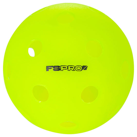 Franklin Indoor FS Pro Pickleball Vellum with white surface and black markings, designed for indoor pickleball play.