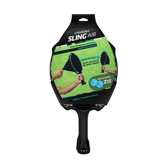Waboba Slingair sporting goods ball designed for outdoor fun, featuring bright colors and lightweight, buoyant material.