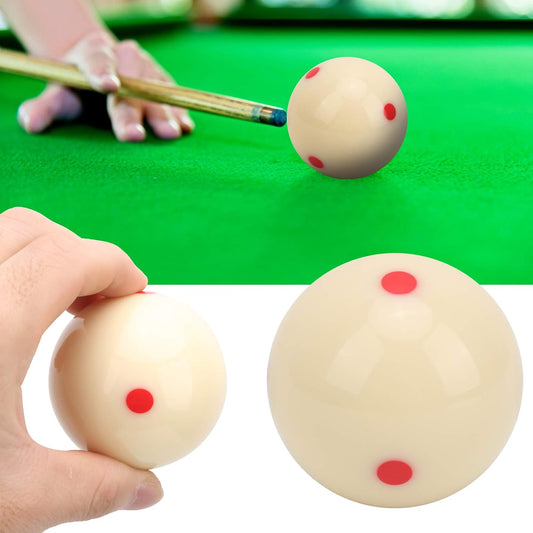 Velocity American Pool Training Ball, white cue ball for pool practice and gameplay, with smooth surface and standard size.