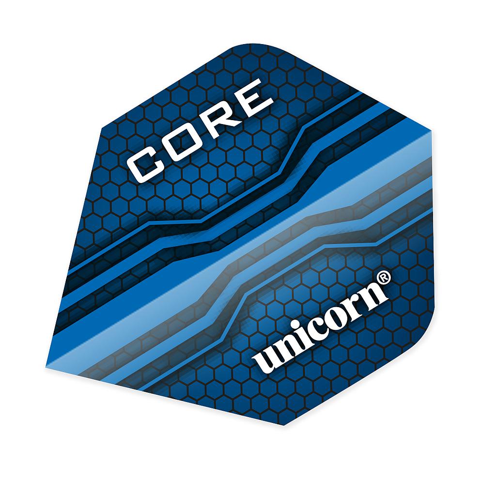 Unicorn Unicorn Core .75 Plus Flights for darts, featuring colorful flight designs and durable construction.