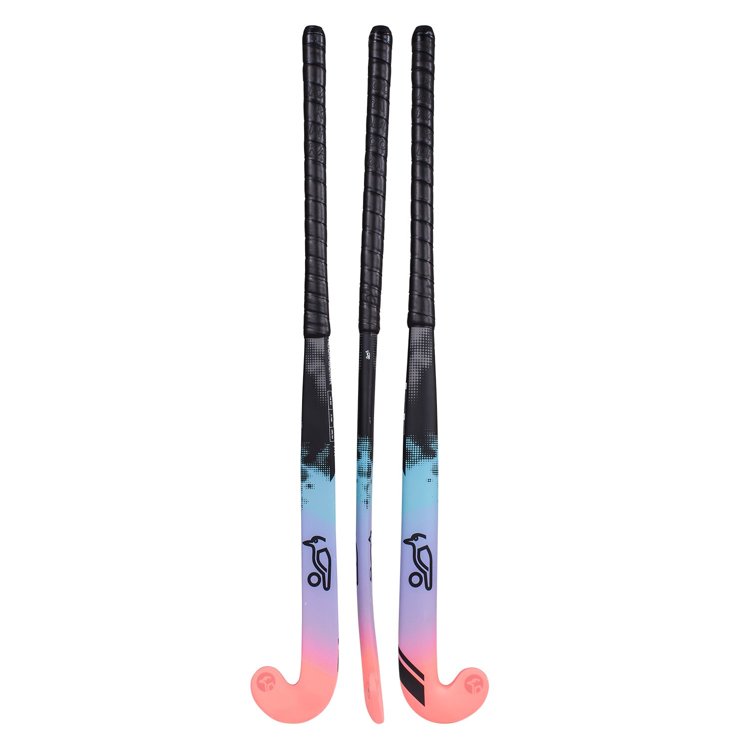 Kookaburra Risk L-Bow hockey stick for field hockey, featuring a sleek design and lightweight construction for optimal performance.