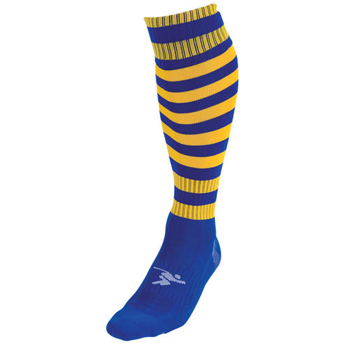 Junior Precision Hooped Pro Football Socks with cushioned design and athletic fit for sports performance.