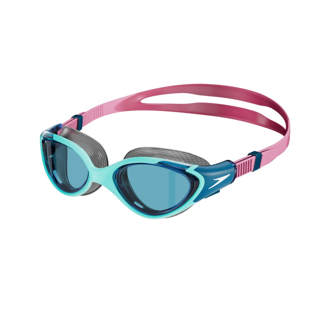 Speedo Biofuse 2.0 Women's swimming goggles with adjustable straps and clear lenses for comfortable, secure fit during swim.