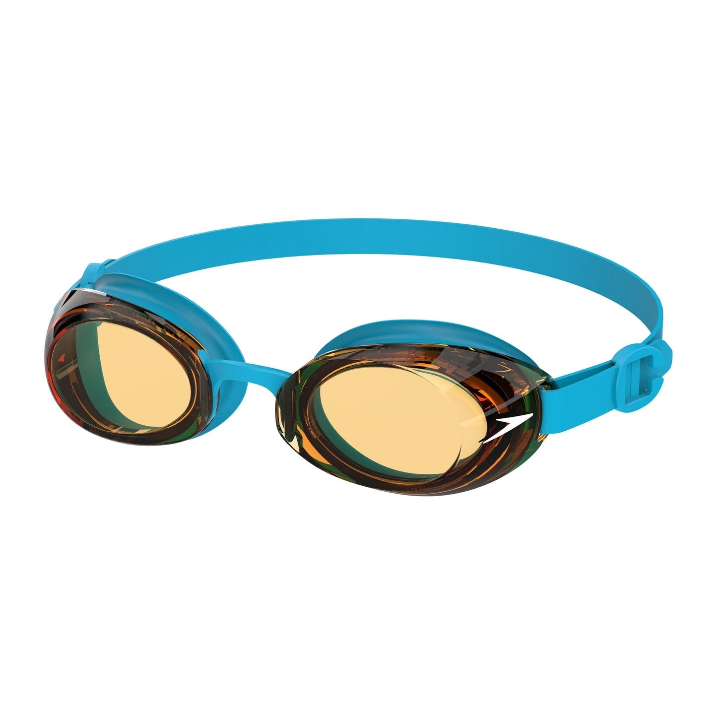 Speedo Jet 2.0 Junior goggles for swimming, featuring adjustable straps and clear lenses, designed for young swimmers.
