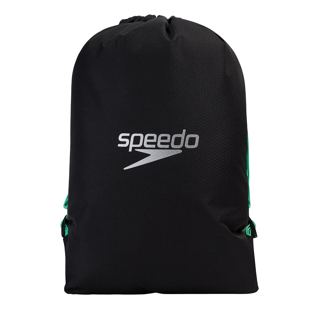 Speedo pool bag in sporting goods, with spacious design and water-resistant material, ideal for swimming gear storage.