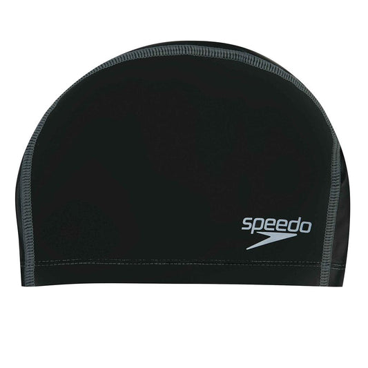 Speedo long hair pace cap for swimming, designed to fit comfortably and reduce drag during swim training or competitions