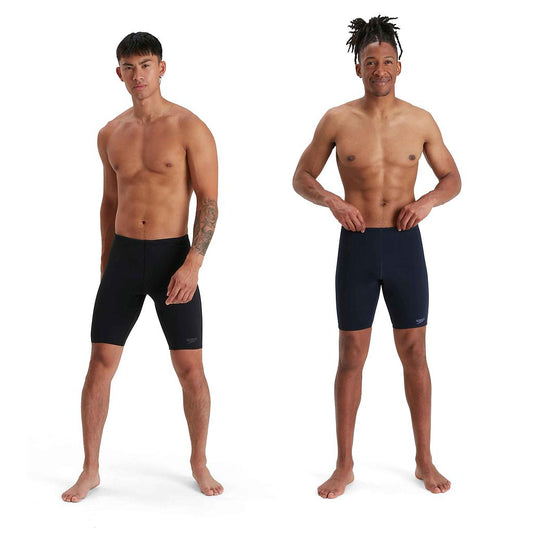 Speedo ECO Endurance+ jammer shorts for swimming, featuring a sleek design and durable fabric for competitive swimwear.