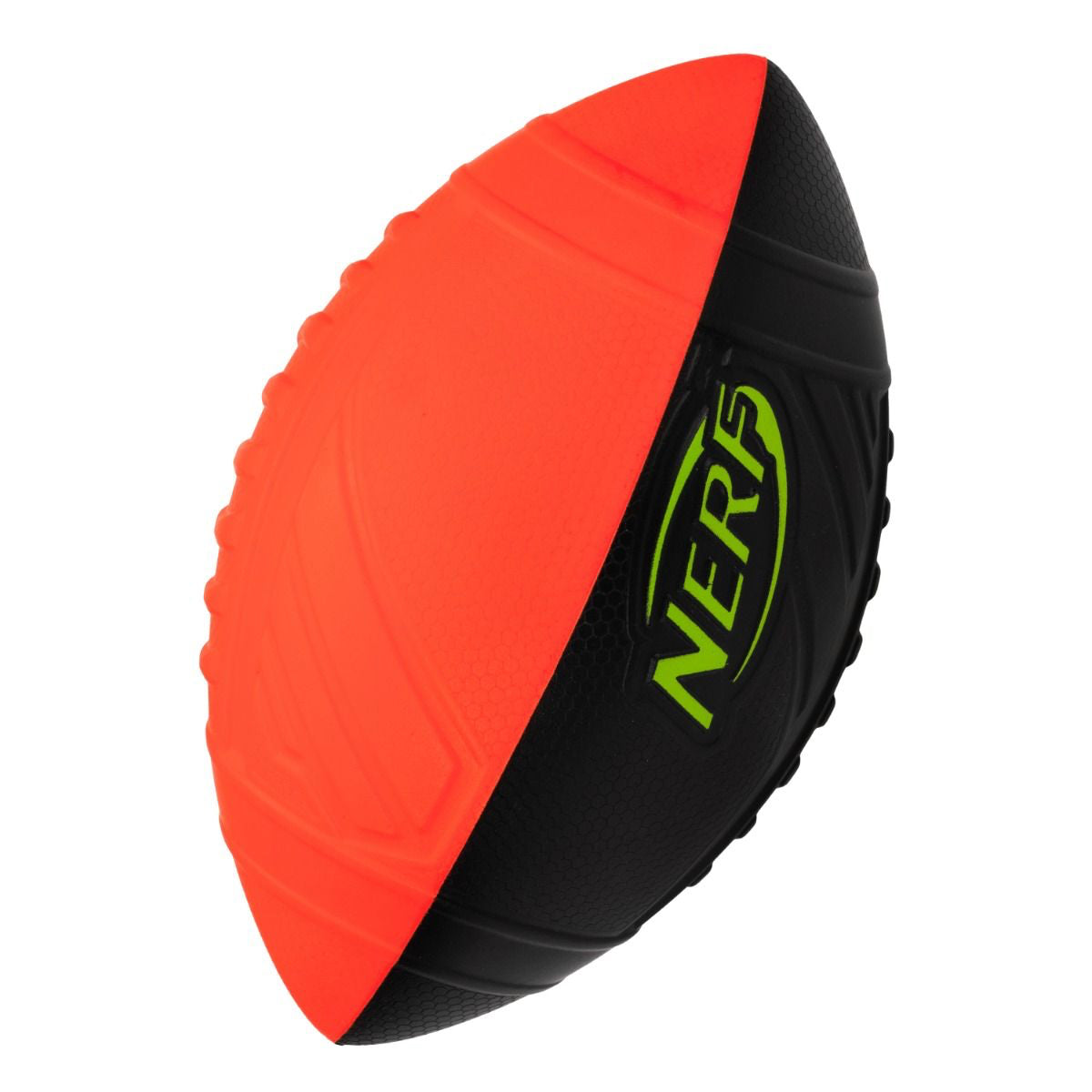 Nerf Pro Grip 9-inch mini foam American football, soft and lightweight for safe outdoor play and easy grip.