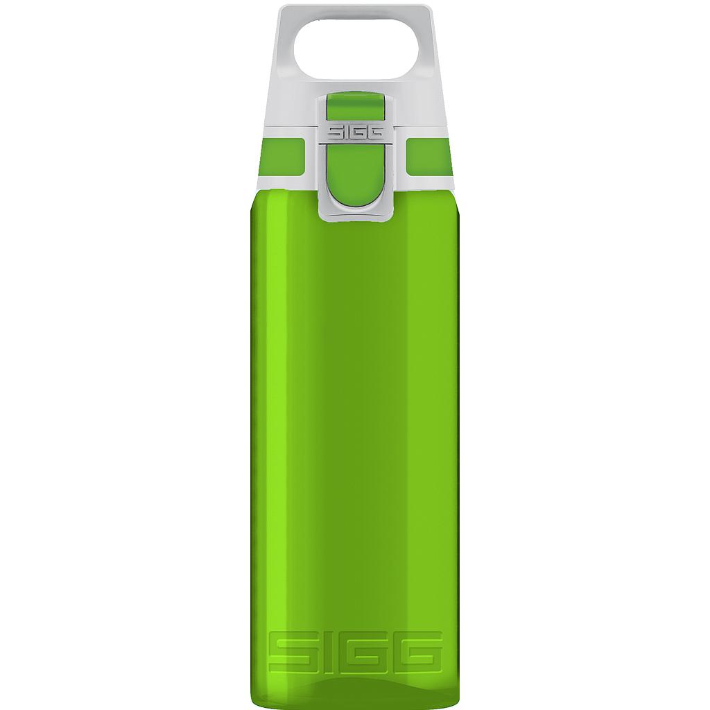 SIGG Total Color water bottle in vibrant hues, sporting goods, with a sleek design and screw-top lid, perfect for hydration on the go.
