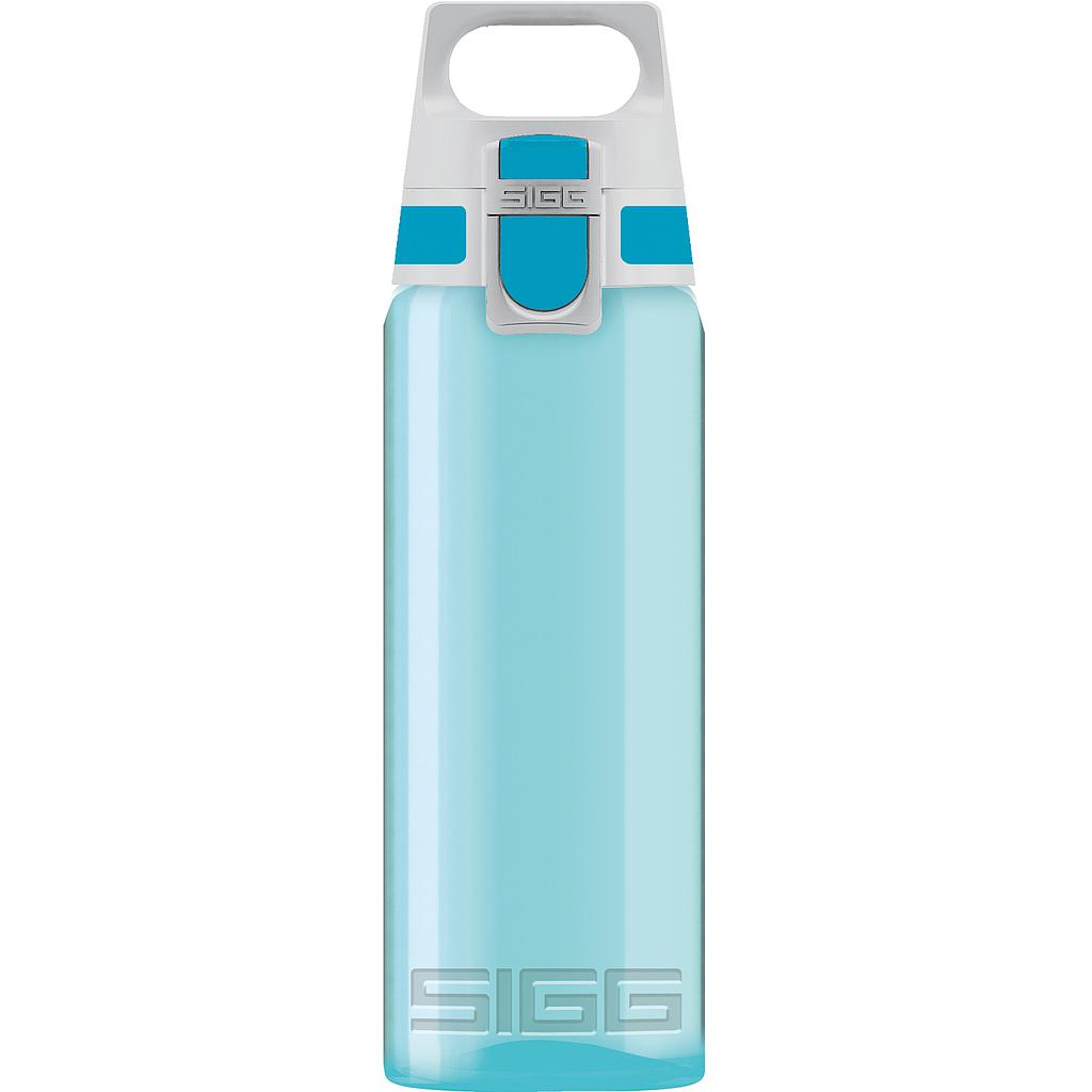SIGG Total Color water bottle for sports, featuring vibrant design and durable plastic construction.