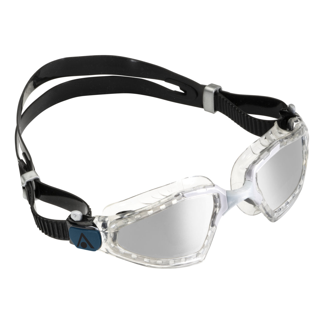 Aquasphere Kayenne Pro swimming goggles with clear lenses, adjustable strap, and streamlined design for comfortable swimming.