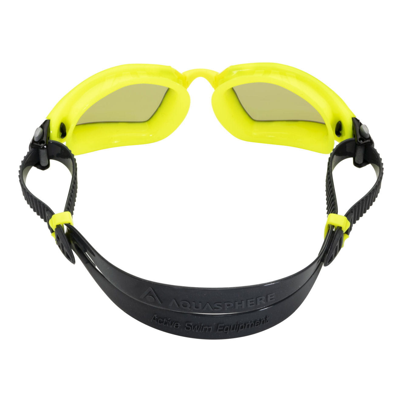 Aquasphere Kayenne Pro swimming goggles with clear lenses and black strap, designed for comfortable water sports and swimming.