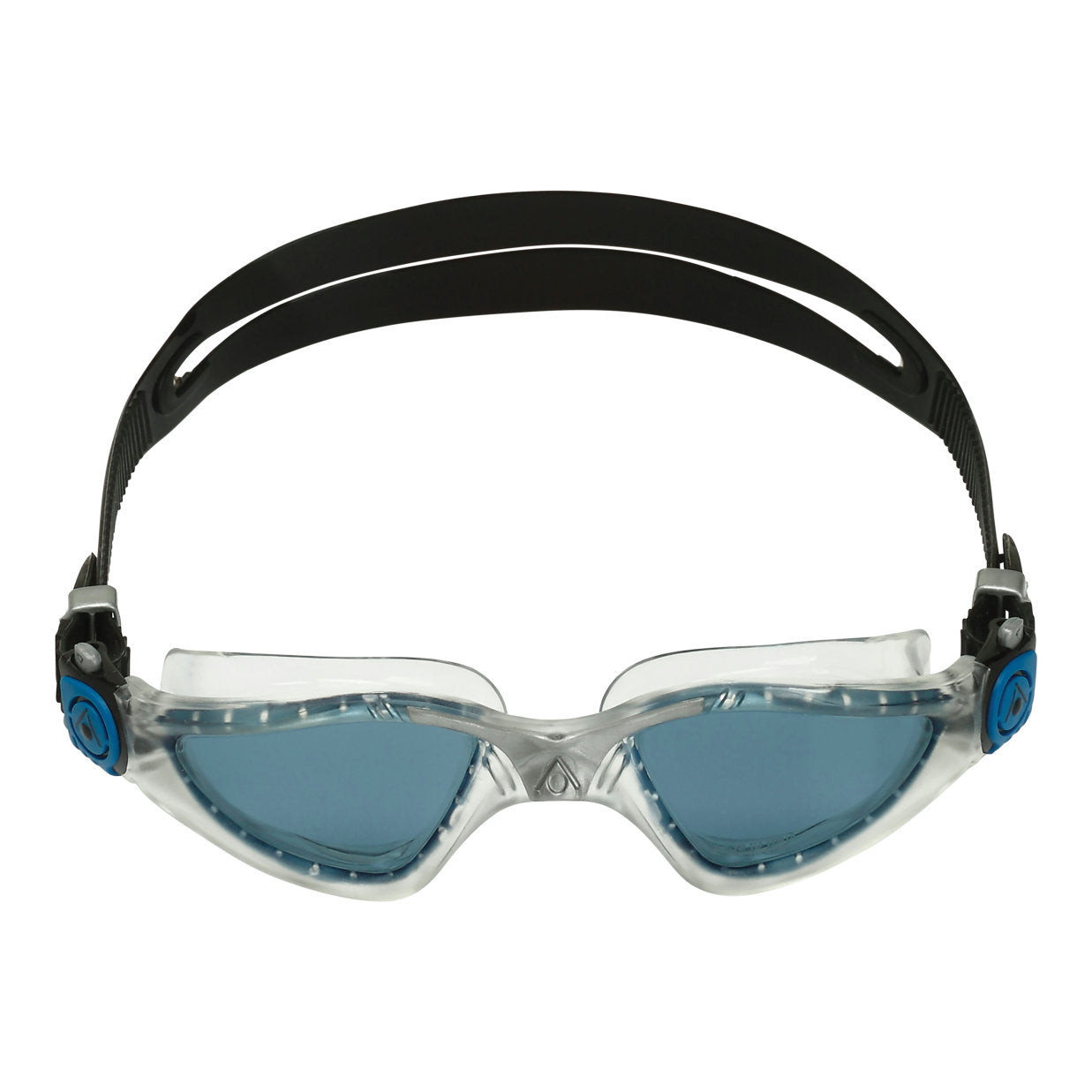 Aquasphere Kayenne swimming goggles with clear lenses and adjustable strap, designed for comfortable water fit.