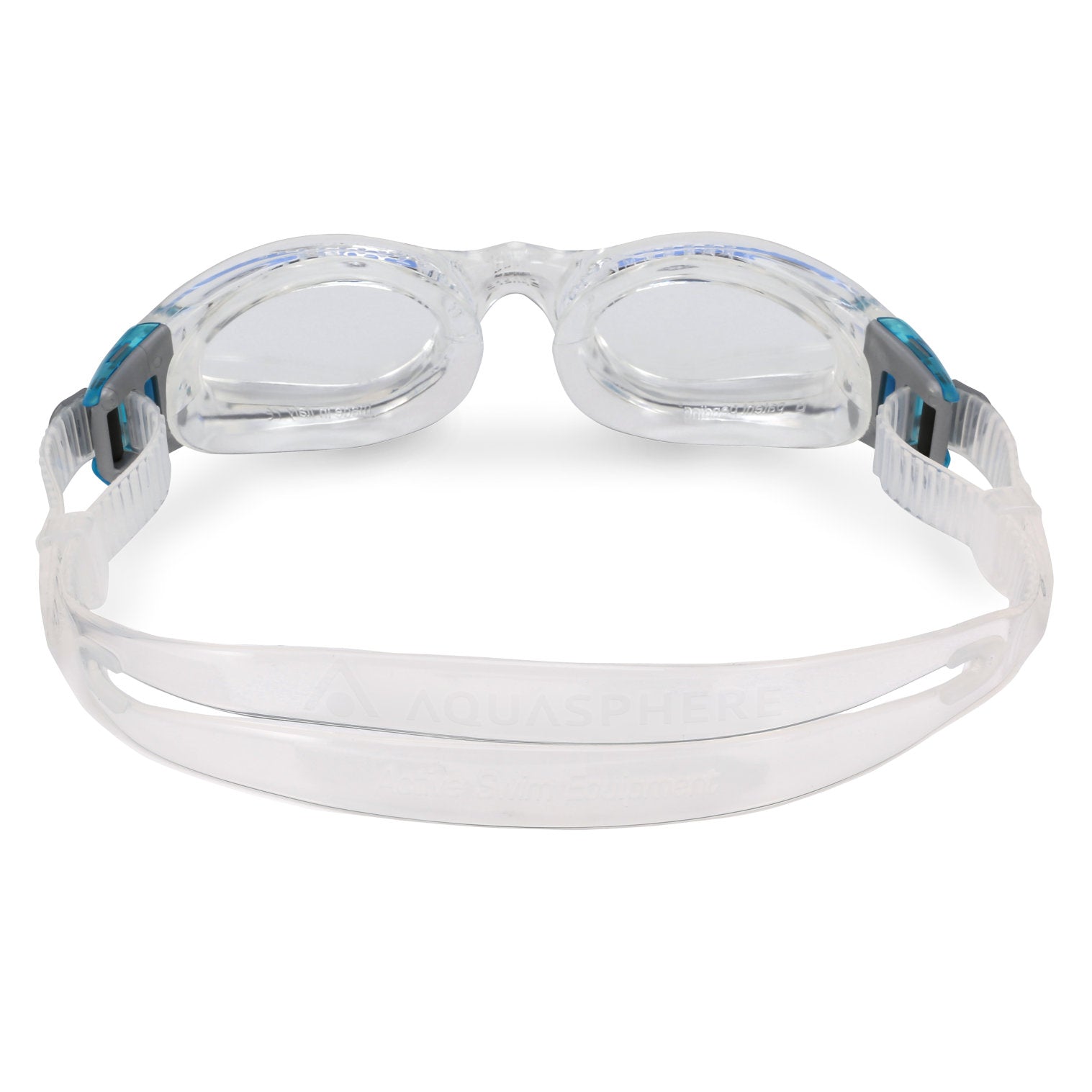 Aquasphere Kaiman small swimming goggles with clear lenses and adjustable strap, designed for comfortable fit and visibility.