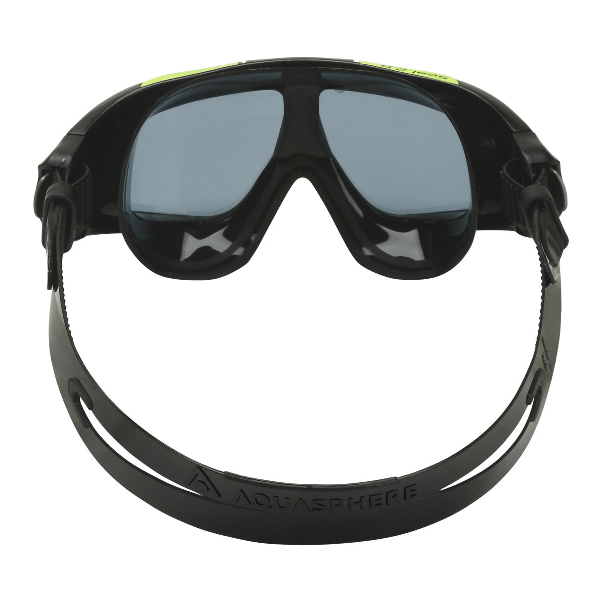 Aquasphere Seal 2.0 swimming goggles with clear lenses and adjustable strap, designed for comfortable water fit.