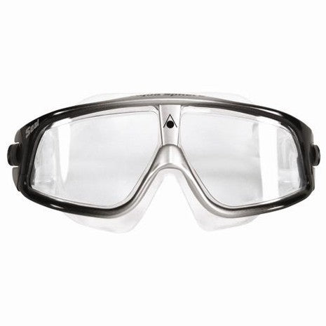 Aquasphere Seal 2.0 swimming goggles with clear lenses and adjustable strap for comfortable swim sessions.