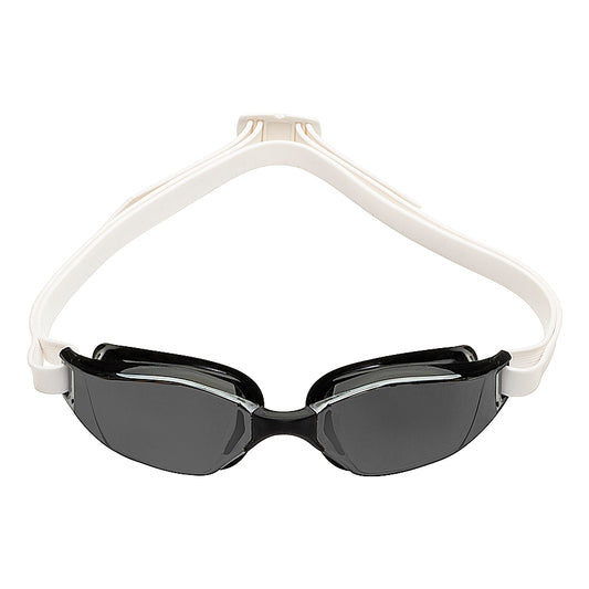 Aquasphere Xceed swimming goggles with clear lenses and adjustable straps, designed for comfortable, leak-proof fit during swim sessions.