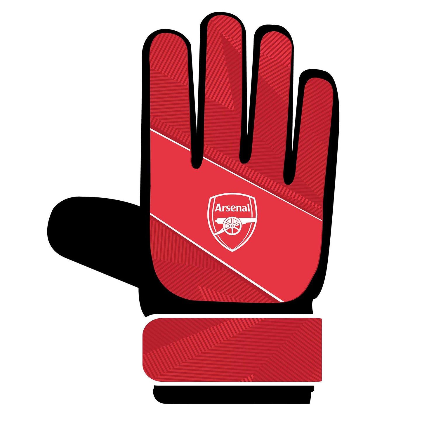 Team Merchandise goalkeeper gloves for sports, featuring padded palms and adjustable wrist straps, designed for soccer goalkeepers.