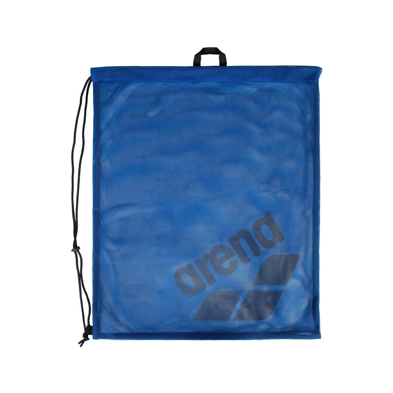 Arena Swim Go mesh bag for swimming gear storage, featuring breathable mesh material and a sturdy strap for easy carrying.