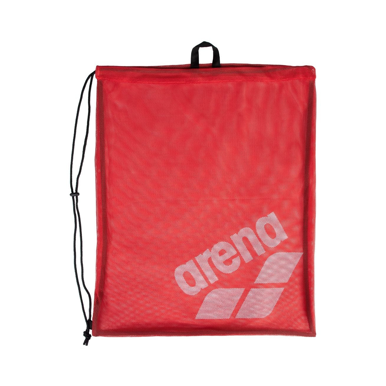 Arena Swim Go Mesh Bag for swimming gear, featuring breathable mesh design and durable handles for easy carrying.