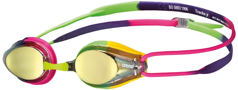 Arena Tracks Mirror Junior Swim Goggles