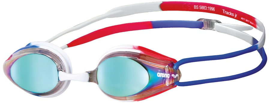 Arena Tracks Mirror Junior Swim Goggles