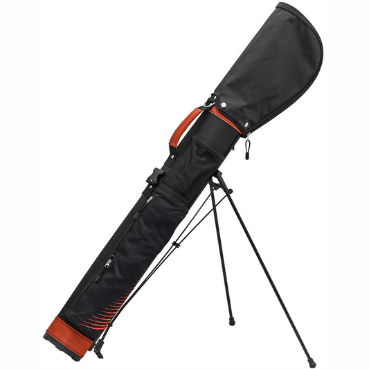 Longridge 5-inch Travelite Stand Bag for sports equipment, featuring durable fabric and sturdy stand support.