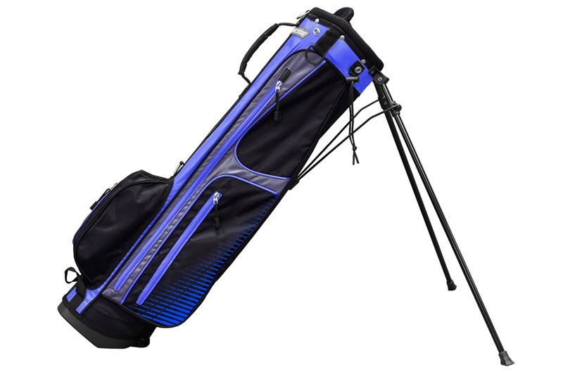 Longridge 6-inch Weekend Stand Golf Bag with multiple pockets and padded straps, lightweight and ideal for golfing trips.