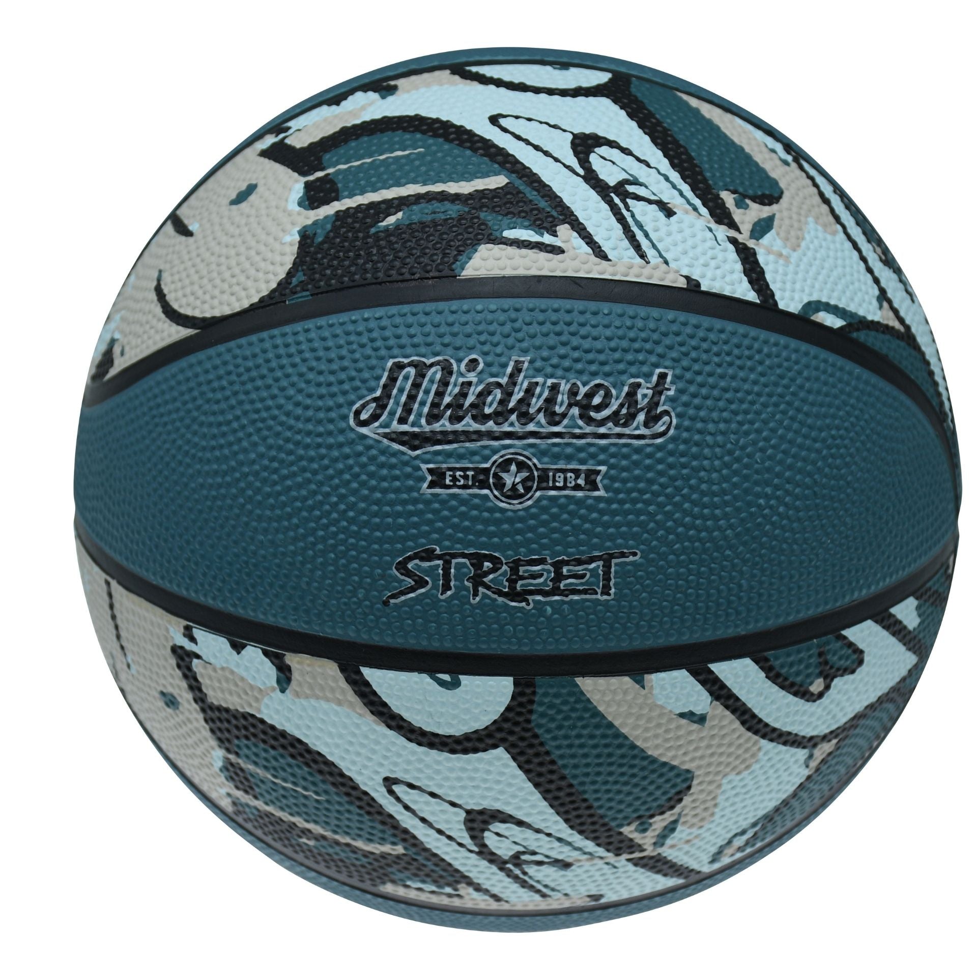Midwest Street Basketball sporting goods image showing a basketball ball designed for outdoor play