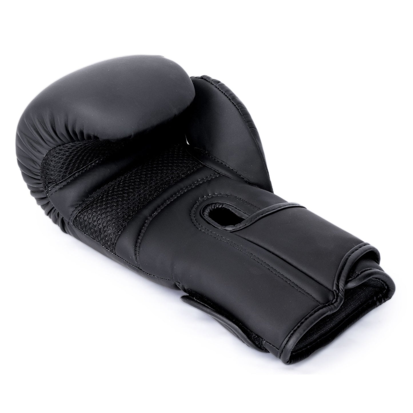 BBE Matte Black Sparring/Bag Boxing Gloves