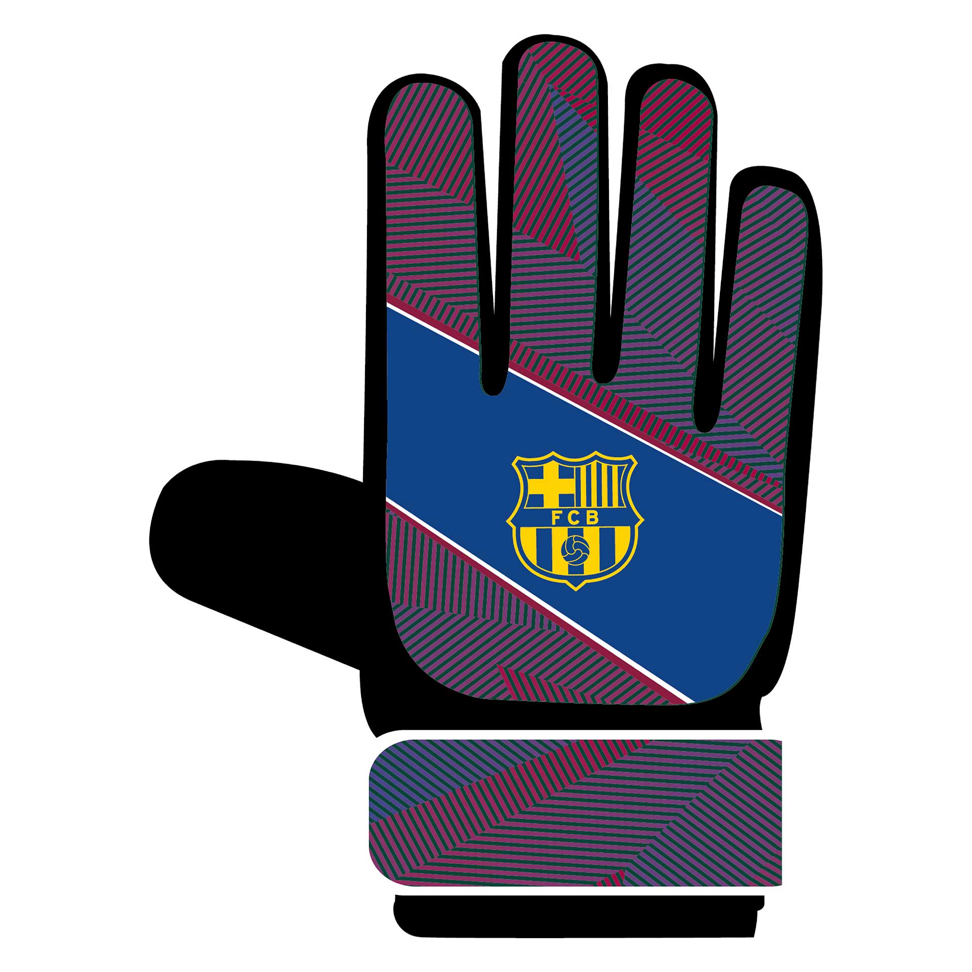 Team Merchandise goalkeeper gloves for soccer, featuring padded palms and adjustable wrist straps for optimal grip and protection.