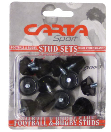 Rubber Football Studs Blister Pack Of 12